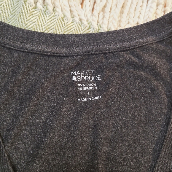 Market & Spruce Women's Washed Black Rayon Casual Sleeveless Top size S - Picture 10 of 12